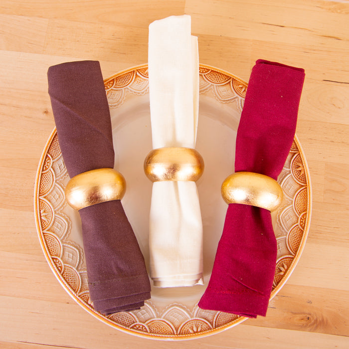 Acrylic Napkin Rings 4/Pack (8 colors)