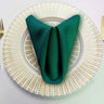 20 in. Polyester Napkins Hunter Green (1 Dozen)