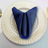 20 in. Polyester Napkins Navy Blue (1 Dozen)