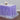 21 ft. Two Tone Tulle Chiffon Table Skirt Lavender/White