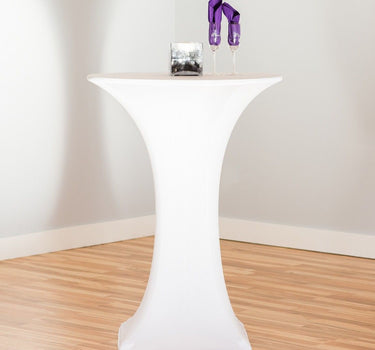 Bargain 30 in. Round Stretch Cocktail Tablecloth