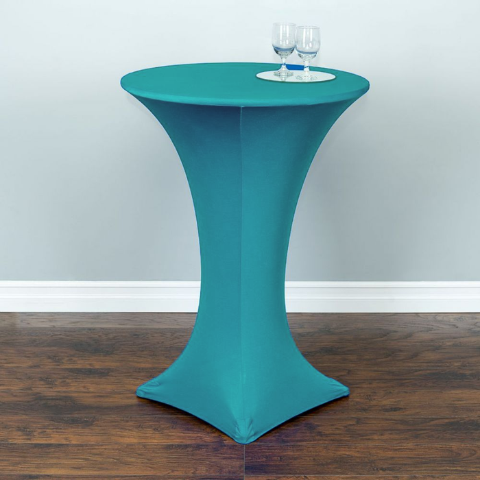 30 in. Round Stretch Cocktail Tablecloth (13 Colors)