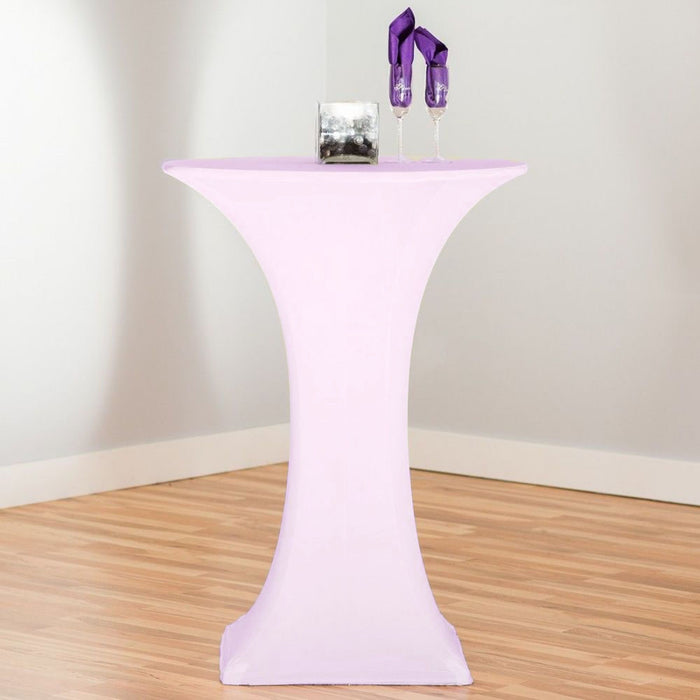 30 in. Round Stretch Cocktail Tablecloth (13 Colors)