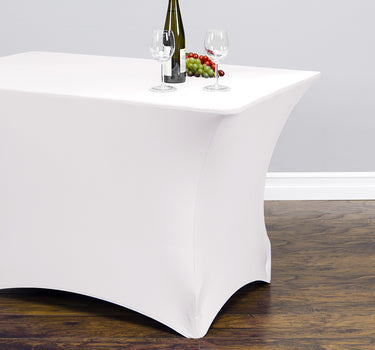 8 ft. Rectangular Stretch Tablecloth (7 Colors)