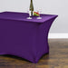 8 ft. Rectangular Stretch Tablecloth Purple