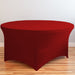 5 ft. Round Stretch Tablecloth Burgundy
