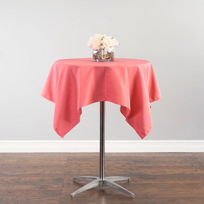 54 in. Square Polyester Tablecloth Strawberry Ice