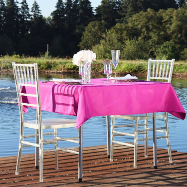 54 in. Square Polyester Tablecloth (20 Colors)