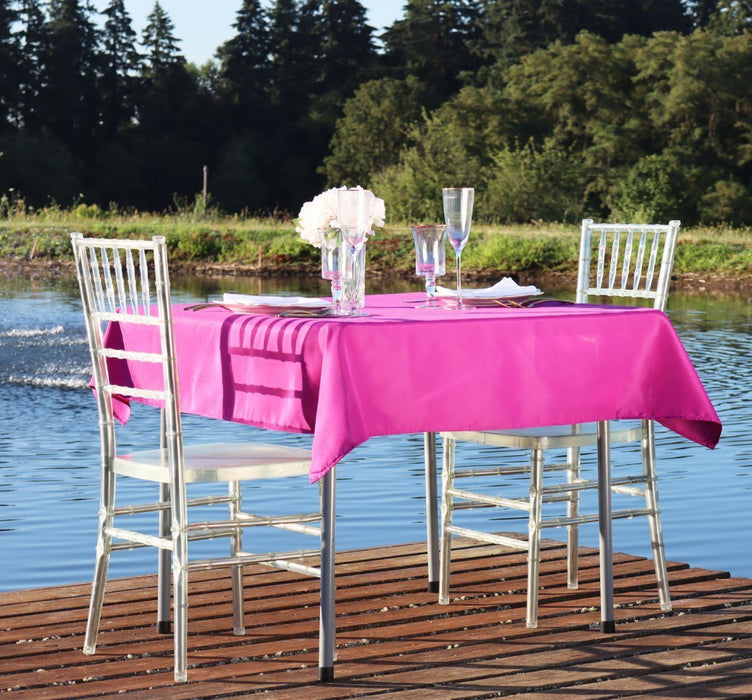 54 in. Square Polyester Tablecloth (22 Colors)