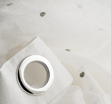 Green Hearts Sheer Curtain (2 Sizes)