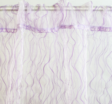 Bargain 58 x 120 in. Sheer Waves Backdrop Lavender