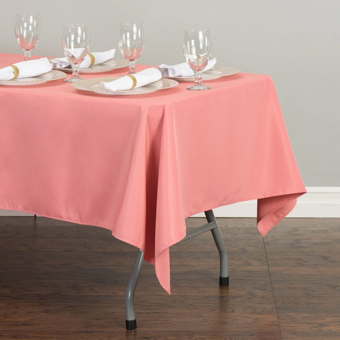 60 X 102 in. Rectangular Polyester Tablecloth Strawberry Ice
