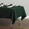 Bargain 60 X 102 In. Rectangular Polyester Tablecloth Hunter Green