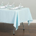60 x 102 in. Rectangular Polyester Tablecloth Baby Blue
