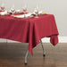 Bargain 60 X 126 In. Rectangular Polyester Tablecloth Burgundy