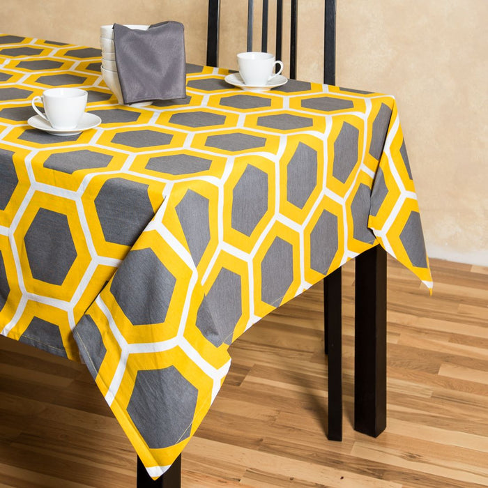 Rectangular Honeycomb Cotton Tablecloth (2 Sizes / 2 Colors)