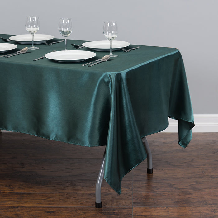 60 X 126 in. Rectangular Satin Tablecloth (27 Colors)