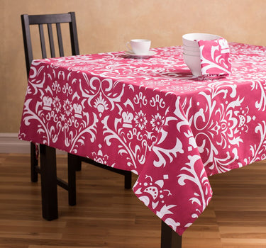 60 X 84 in. Rectangular Cotton Vintage Royalty Tablecloth