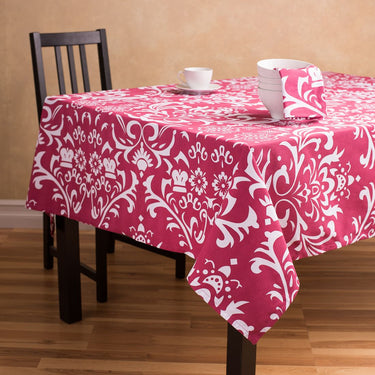 60 X 84 in. Rectangular Cotton Vintage Royalty Tablecloth