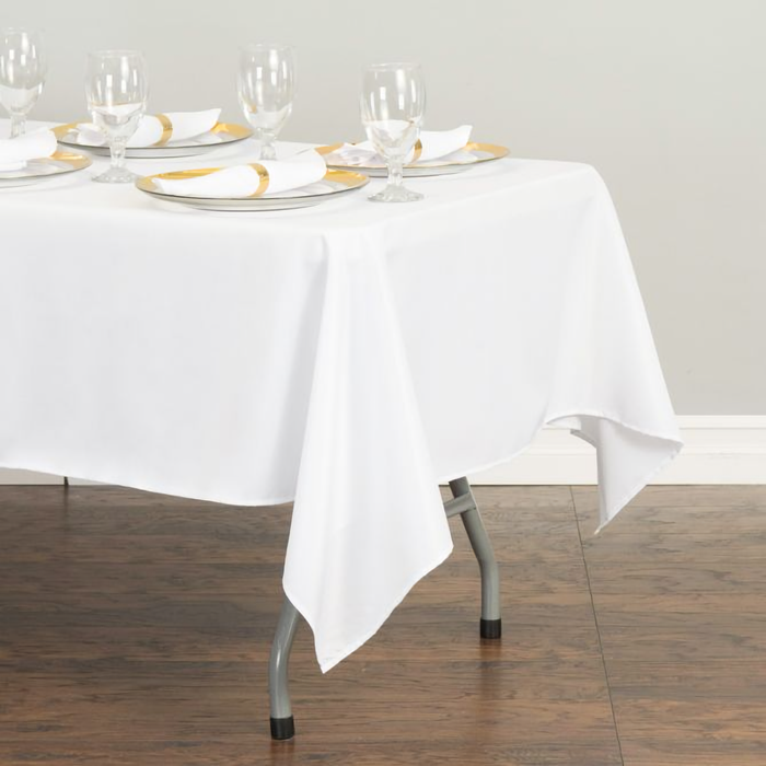 52 X 112 in. Rectangular Cotton-Feel Tablecloth (9 Colors)