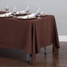 Bargain 70 X 120 In. Rectangular Polyester Tablecloth Chocolate