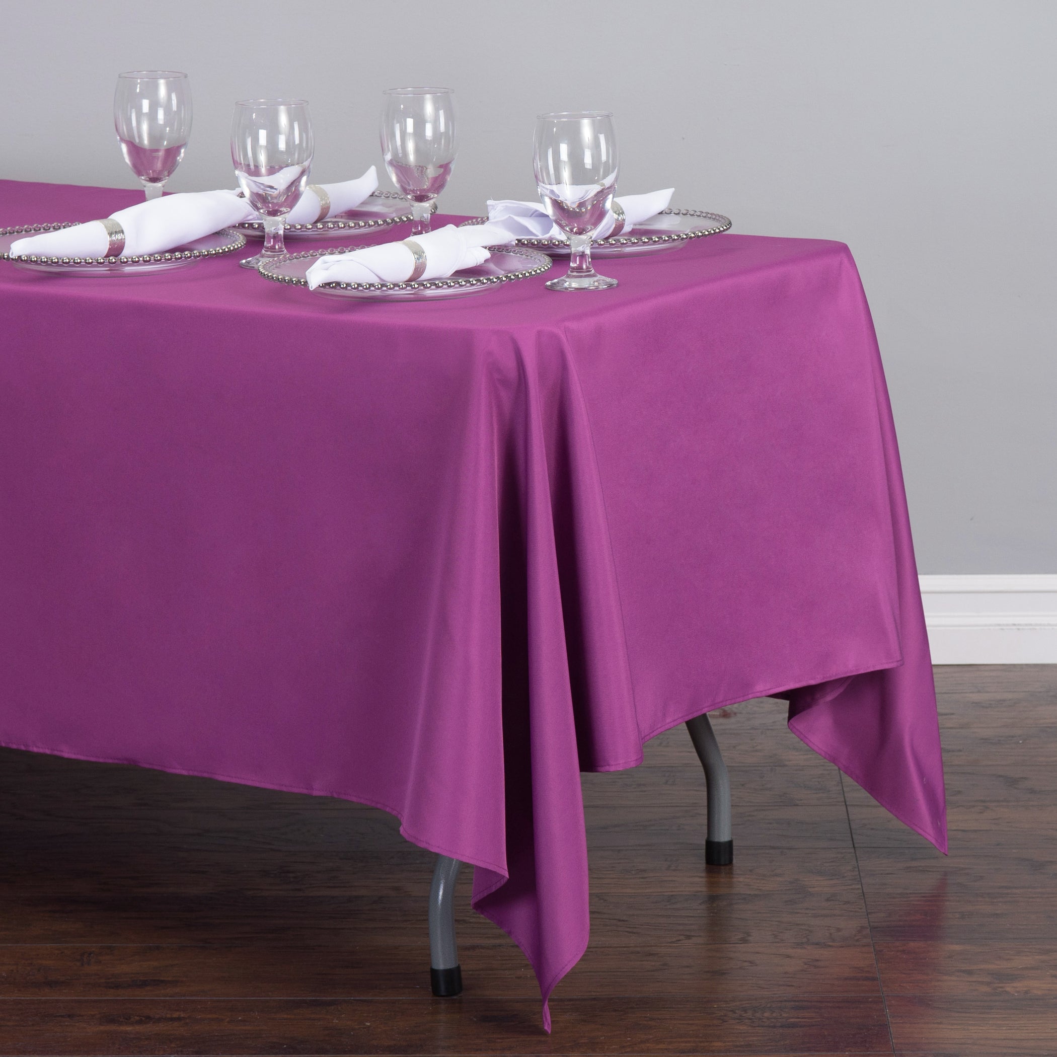 70 x 120 in. Rectangular Polyester Tablecloth (25 Colors) — LinenTablecloth