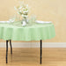 70 in. Round Polyester Tablecloth Hemlock
