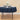 Bargain 70 In. Round Polyester Tablecloth Navy Blue