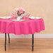 70 in. Round Polyester Tablecloth Fuchsia