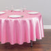 70 in. Round Satin Tablecloth Pink