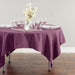 70 in. Square Polyester Tablecloth Eggplant