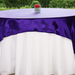 72 in. Square Satin Overlay Purple