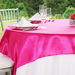 72 in. Square Satin Overlay Fuchsia