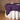 72 in. Square Rosette Satin Overlay Eggplant