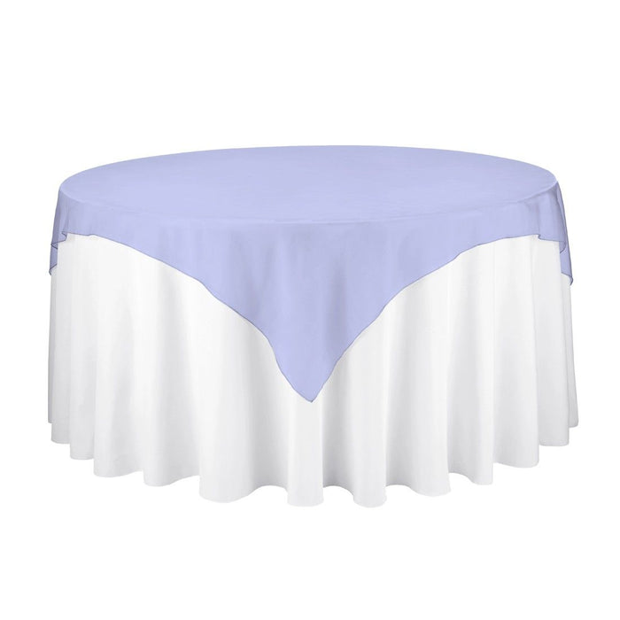 Bargain 60 in. Square Organza Overlay (18 Colors)