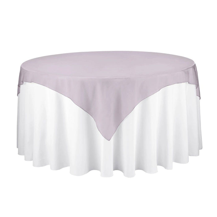 Bargain 60 in. Square Organza Overlay (18 Colors)