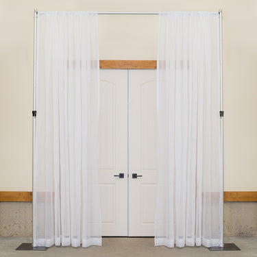 58 x 120 in. Sheer Backdrop Draping