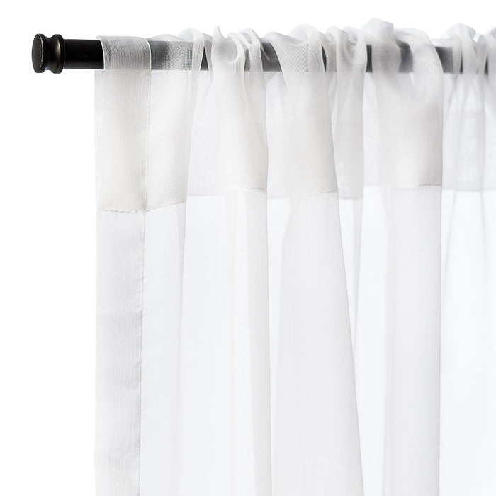 58 x 120 in. Sheer Backdrop Draping (9 Colors)