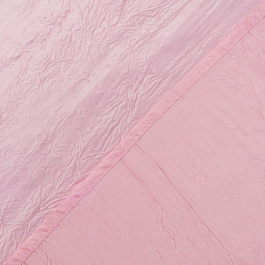 14 X 108 in. Crinkle Taffeta Table Runner Pink