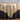85 in. Square Sequin Overlay Gold