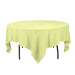 85 in. Square Polyester Tablecloth Tea Green