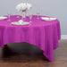 85 in. Square Polyester Tablecloth Purple Wine