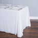 88 X 154 in. Rectangular Sequin Tablecloth White