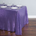 88 X 154 in. Rectangular Sequin Tablecloth Purple
