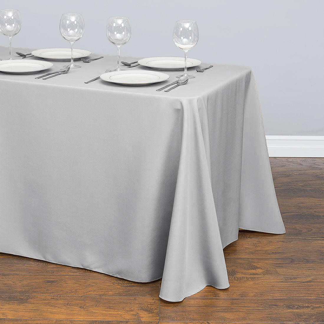 90 X 156 in. Rectangular Polyester Tablecloth (25 Colors) — LinenTablecloth