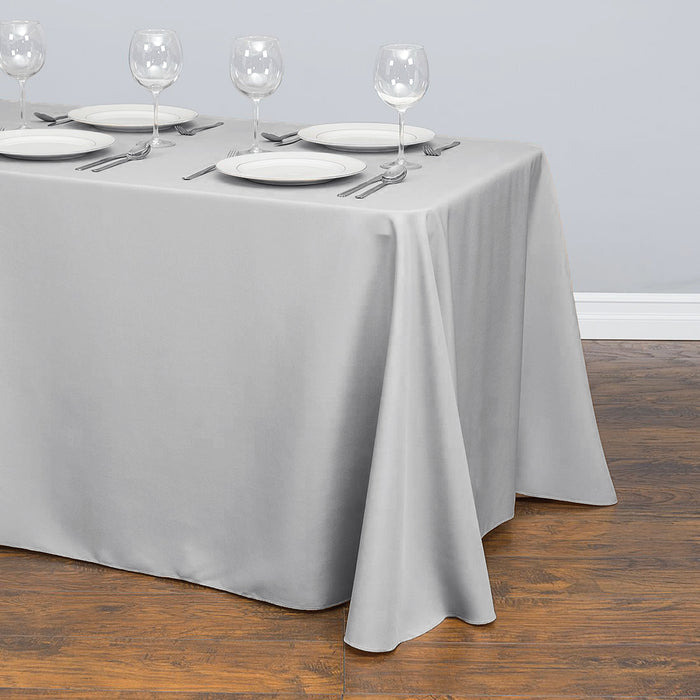 90 X 132 in. Rectangular Polyester Tablecloth (25 Colors)