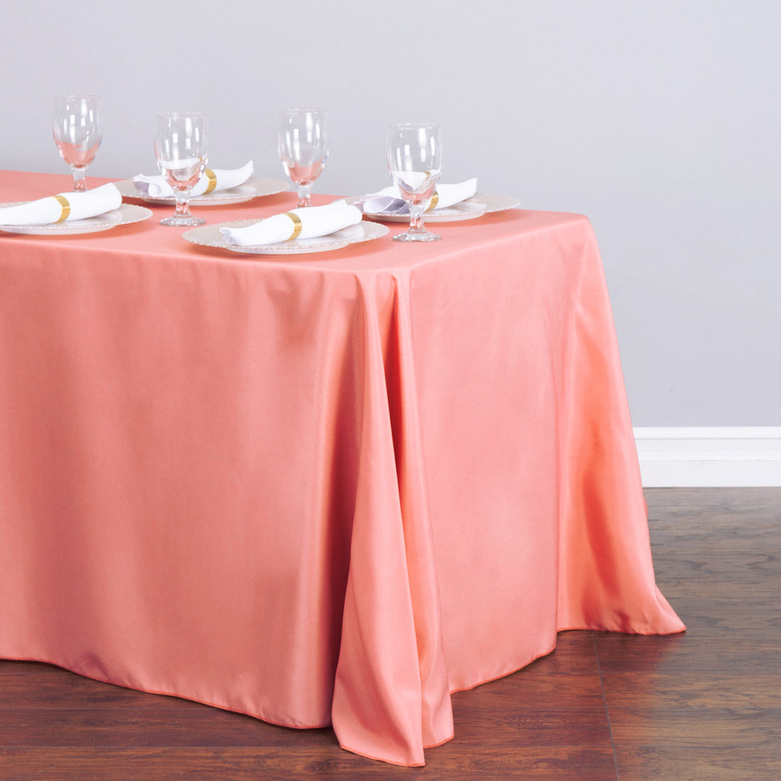 90 X 156 in. Rectangular Polyester Tablecloth (25 Colors) — LinenTablecloth