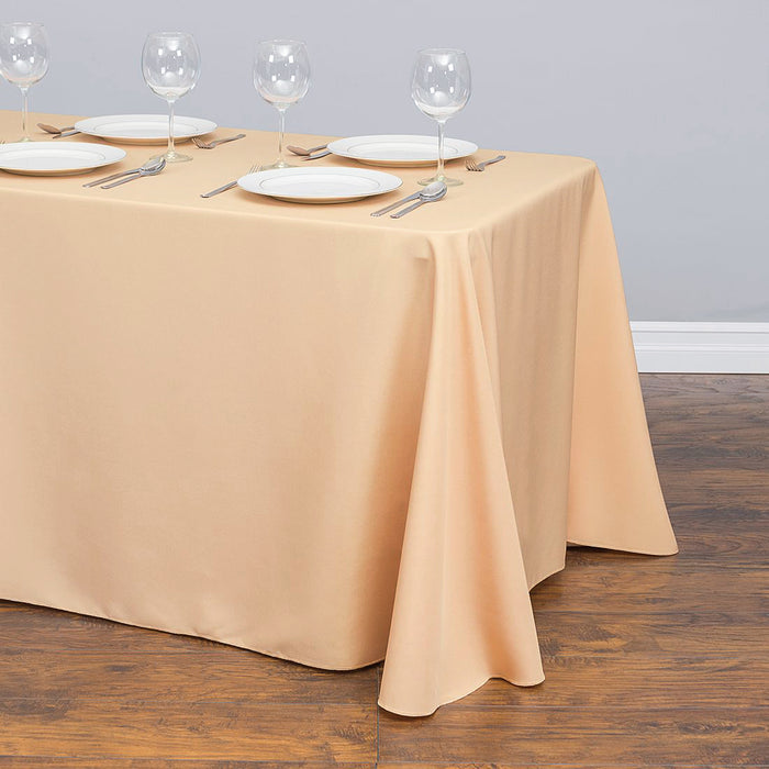 90 X 156 in. Rectangular Polyester Tablecloth (25 Colors)