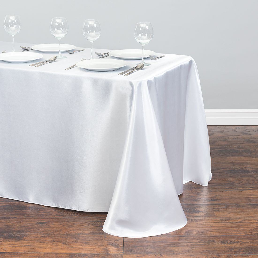 Satin table cloths on sale