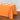 Bargain 90 x 156 in. Polyester Tablecloth Orange